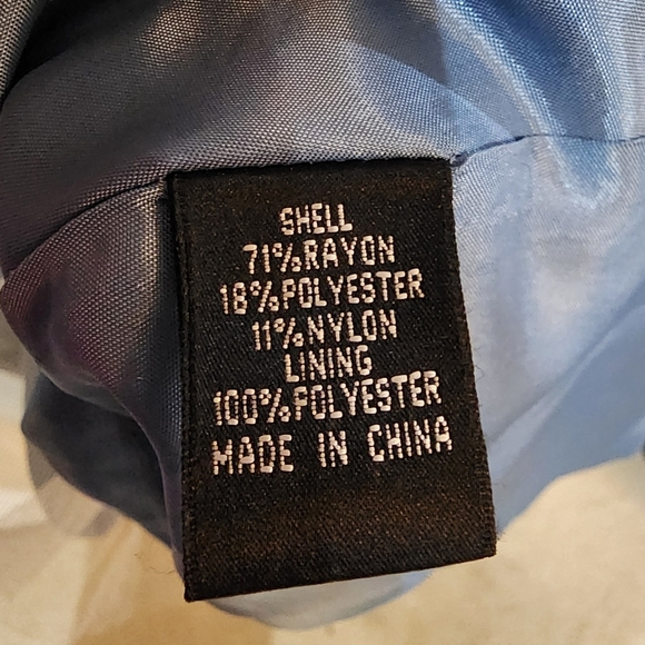 Adrianna Papell Elegant Blue Tiered Formal Dress Size 4 - Picture 11 of 12